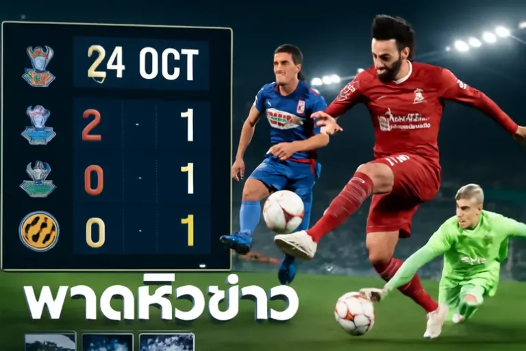 ผลบอลล่าสุด 24 ต.ค. สรุปพรีเมียร์ลีก-แชมเปียนส์ลีก ไฮไลท์